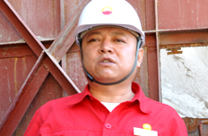 西二線首站站長顧永軍