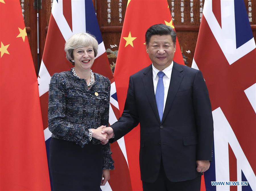 （杭州G20&middot;時政）習近平會見英國首相特雷莎&middot;梅