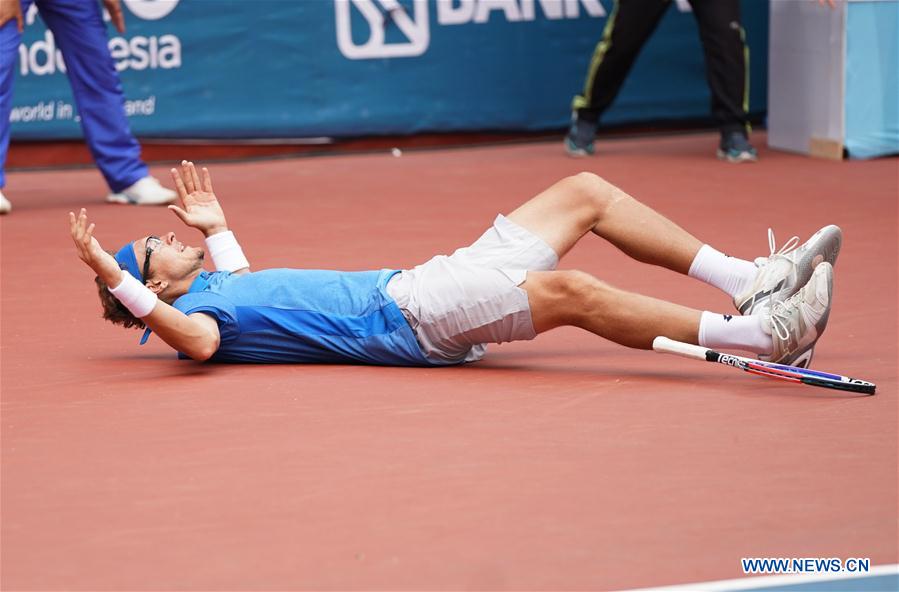 (SP)INDONESIA-PALEMBANG-ASIAN GAMES-TENNIS-MEN&rsquo;S SINGLE-FINAL