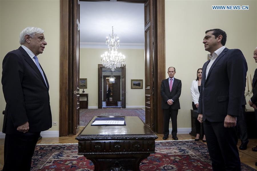 GREECE-ATHENS-PM-ALEXIS TSIPRAS-FOREIGN MINISTER-SWEARING IN &nbsp;