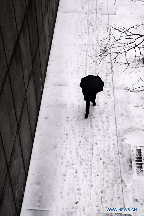 U.S.-NEW YORK-SNOW