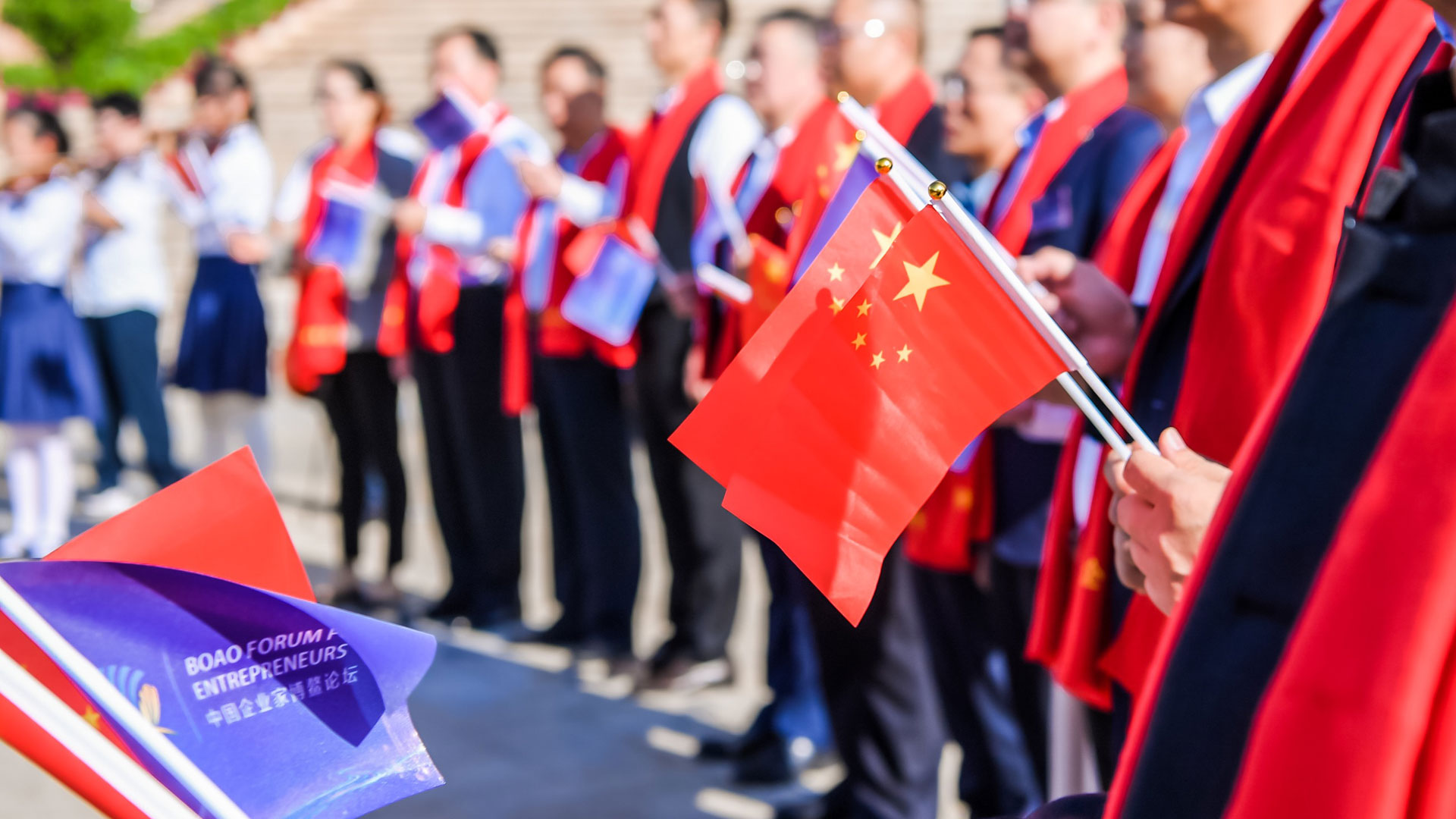 &ldquo;2019中國企業家博鰲論壇&rdquo;音樂紀錄片拍攝現場