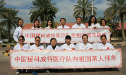 中國援助科威特醫療隊、中資機構