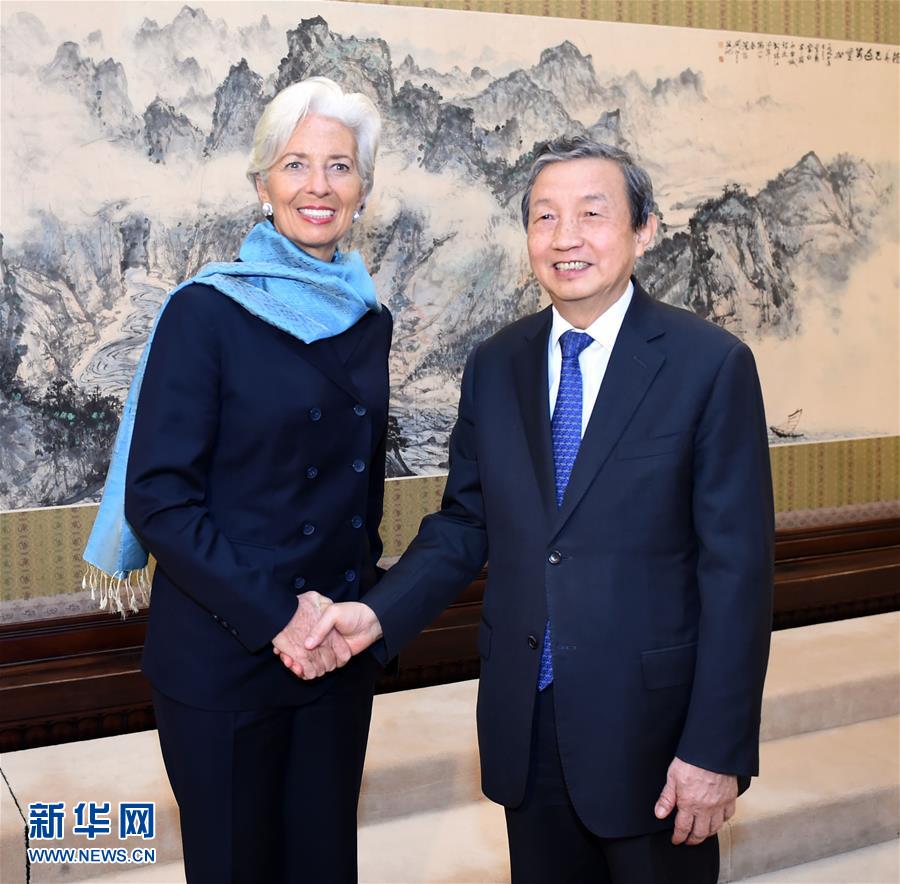 （XHDW）馬凱會(huì)見國際貨幣基金組織總裁拉加德