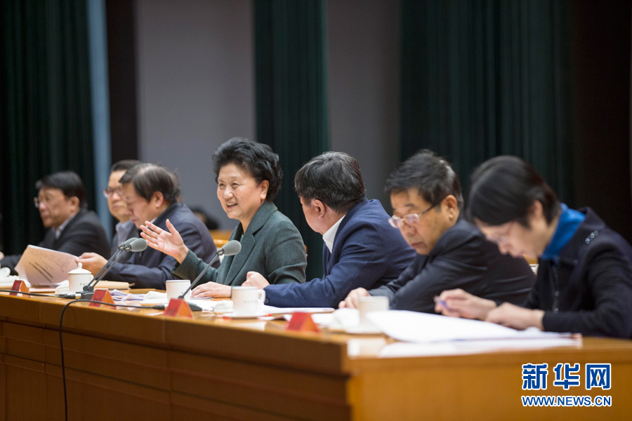 1月16日，中共中央政治局委員、國(guó)務(wù)院副總理劉延?xùn)|在北京出席&ldquo;加強(qiáng)和改進(jìn)新形勢(shì)下高校思想政治工作專題研討班&rdquo;開(kāi)班式。 新華社記者崔新鈺 攝