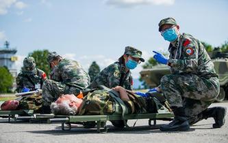 中德&ldquo;聯合救援&mdash;2019&rdquo;衛勤實兵聯演開始全要素全流程連貫演習