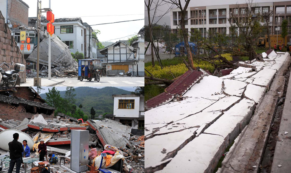 地震重災區直擊