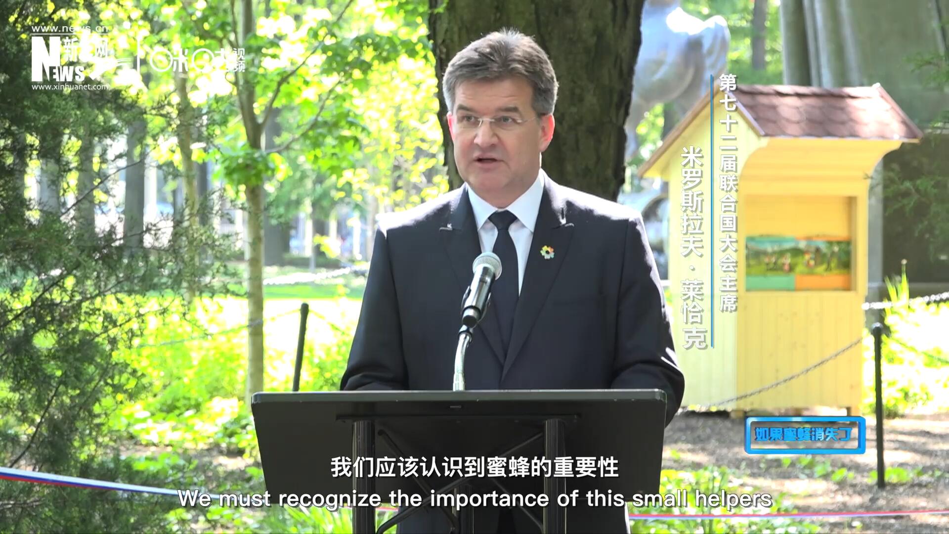 我們應(yīng)該認(rèn)識到蜜蜂的重要性，所以我們用&ldquo;世界蜜蜂日&rdquo;提高大家保護蜜蜂的意識，并且用實際行動去保護蜜蜂