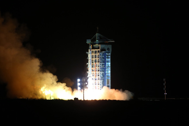 4月6日，實踐十號衛星發射升空。