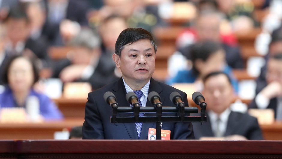 黃潤秋委員作大會發言