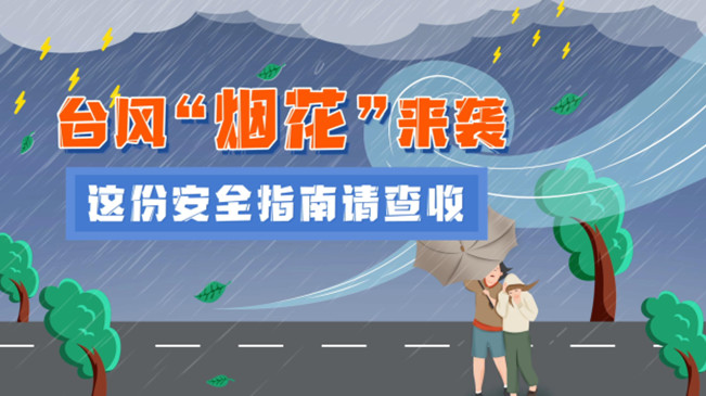 MG動畫：臺風&ldquo;煙花&rdquo;來襲，這份安全指南請查收