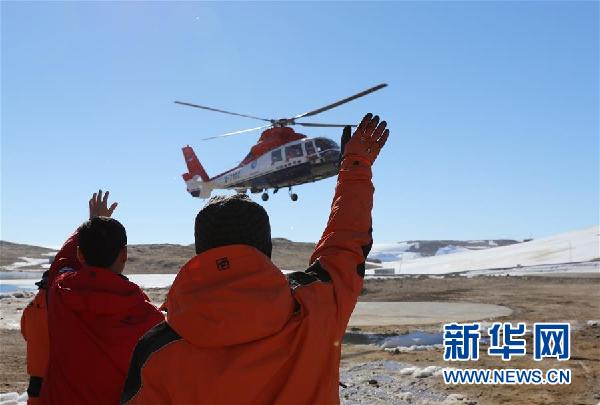 （圖文互動）（2）&ldquo;雪龍&rdquo;號搭載南極科考隊抵達中山站