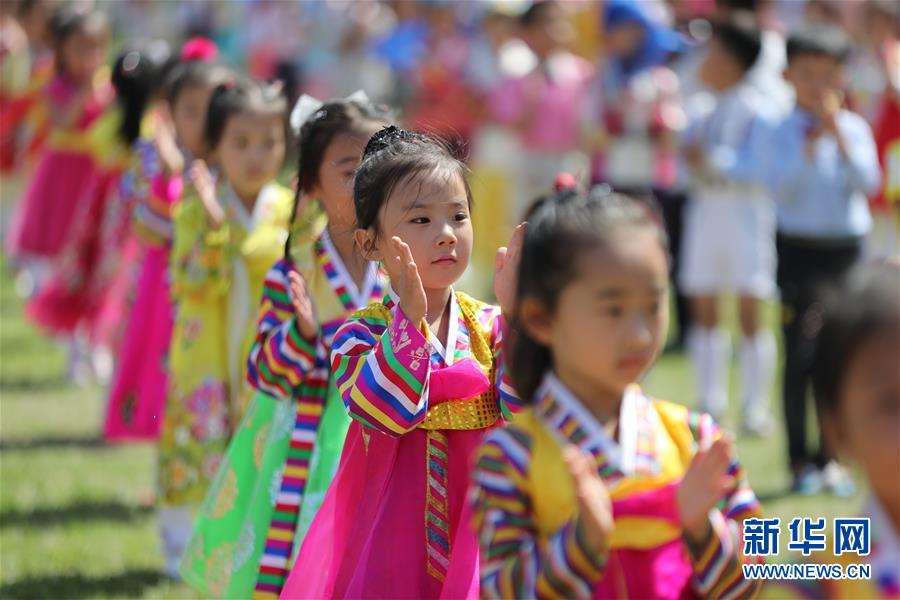 （國際）（4）平壤舉行大型文體活動慶祝&ldquo;六一&rdquo;兒童節