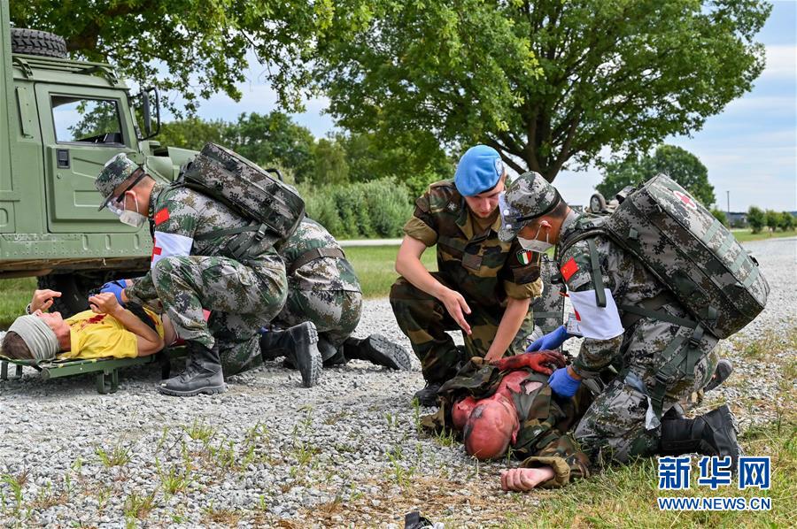 （國際&middot;圖文互動）（1）中德&ldquo;聯合救援&mdash;2019&rdquo;衛勤實兵聯合演習開始整合訓練
