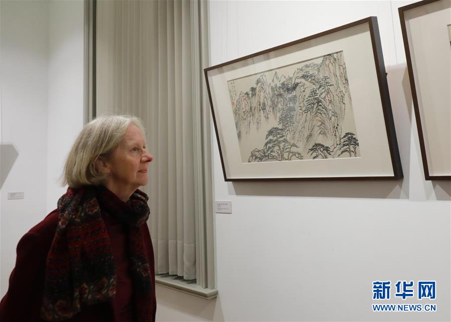 （國際&middot;圖文互動）（1）劉海粟國畫作品展在布魯塞爾開幕
