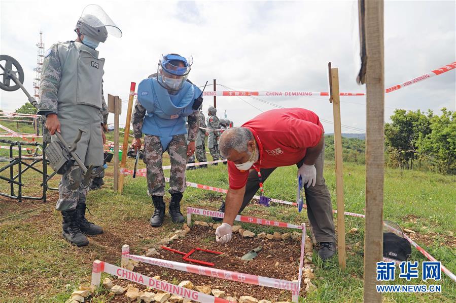 （XHDW&middot;圖文互動）（1）中國赴黎維和官兵獲聯合國人道主義掃雷資質