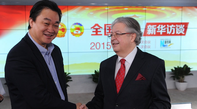 瑞士駐華大使戴尚賢接受新華網獨家&ldquo;兩會&rdquo;訪談