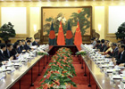 李克強(qiáng)同孟加拉國總理哈西娜舉行會(huì)談
